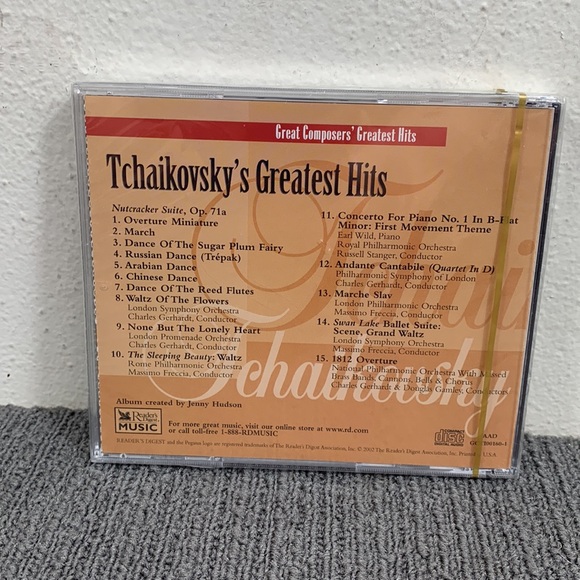 Readers Digest Music Great Composers Greatest Hits Tchaikovsky CD 2002 New - Picture 2 of 8